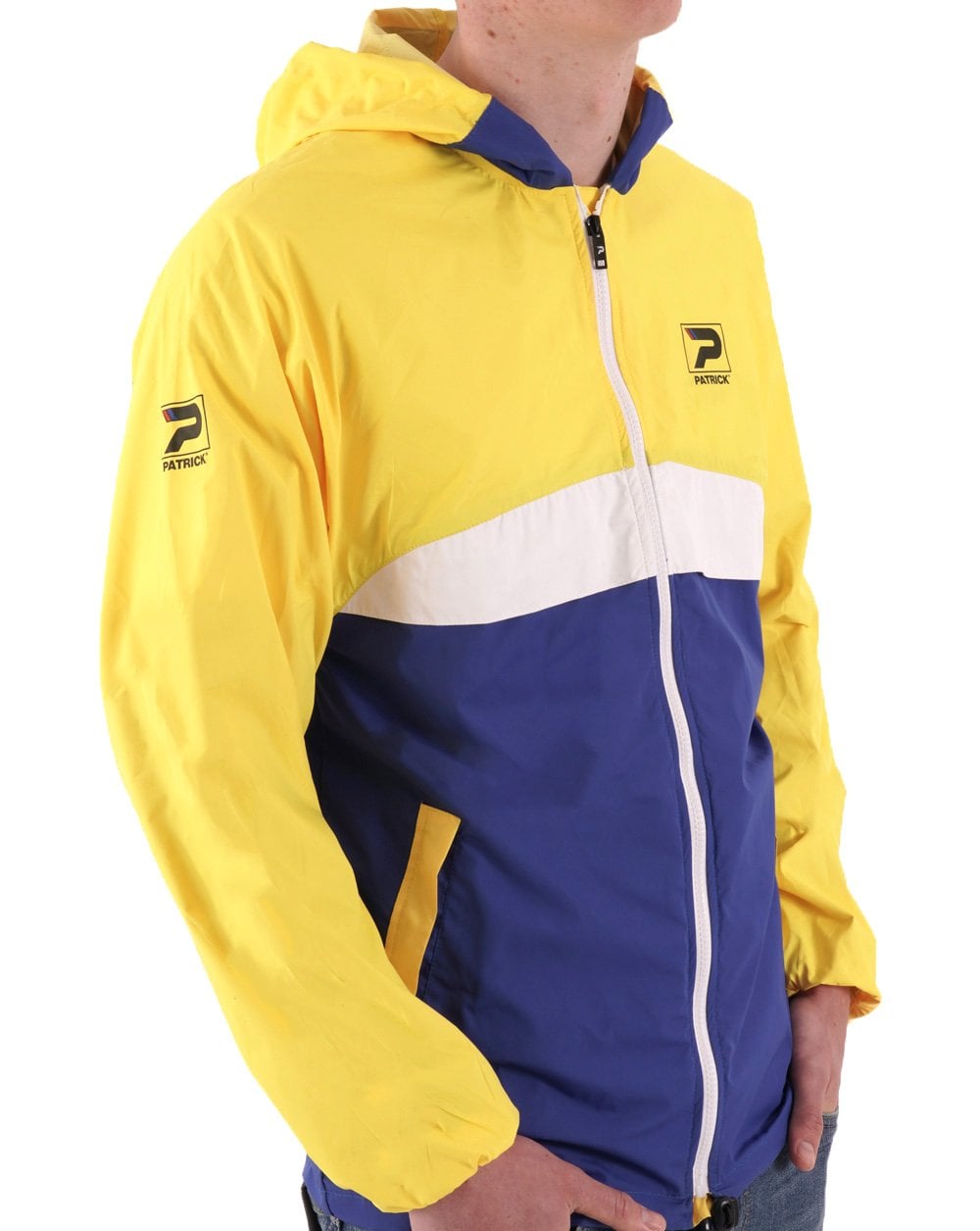 Patrick Classic Cagoule Yellow/White/Royal