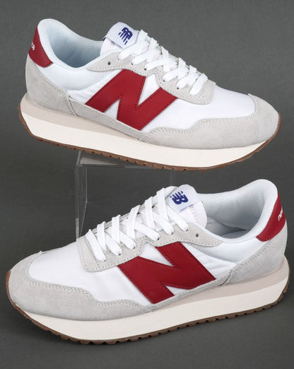 New Balance 237 Trainer White/Red