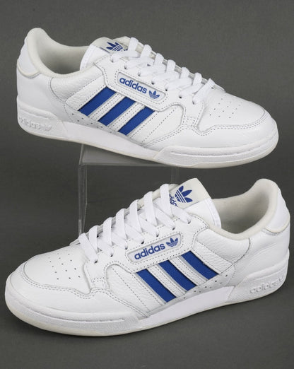 Adidas Continental 80 Stripes Trainers White/Blue