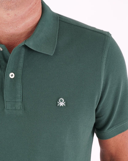 Benetton Polo Shirt Dark Green