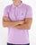 Gant Contrast Collar Polo Shirt Orchid Lilac