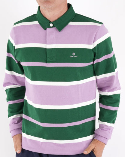 Gant Multi Stripe Heavy Rugger Lilac/Green