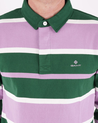 Gant Multi Stripe Heavy Rugger Lilac/Green