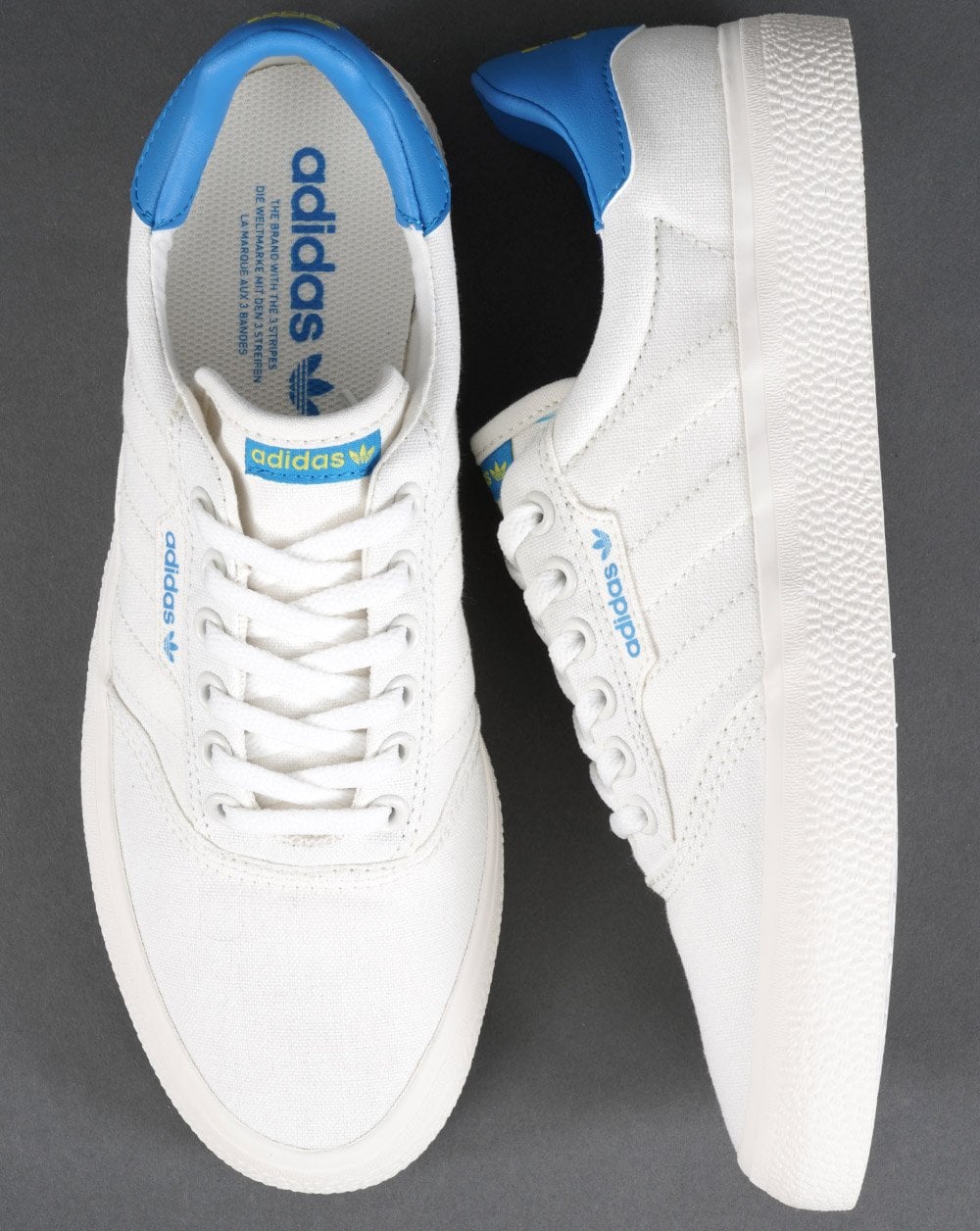 Adidas 3mc Trainers White/Blue