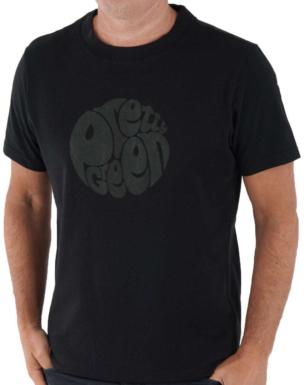 Pretty Green Logo T-shirt Black