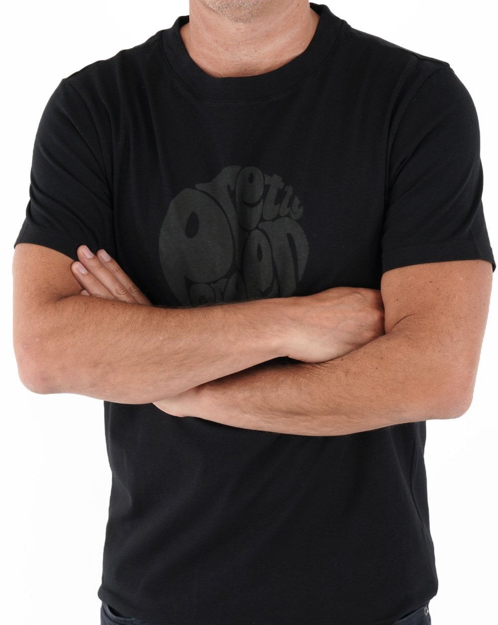 Pretty Green Logo T-shirt Black