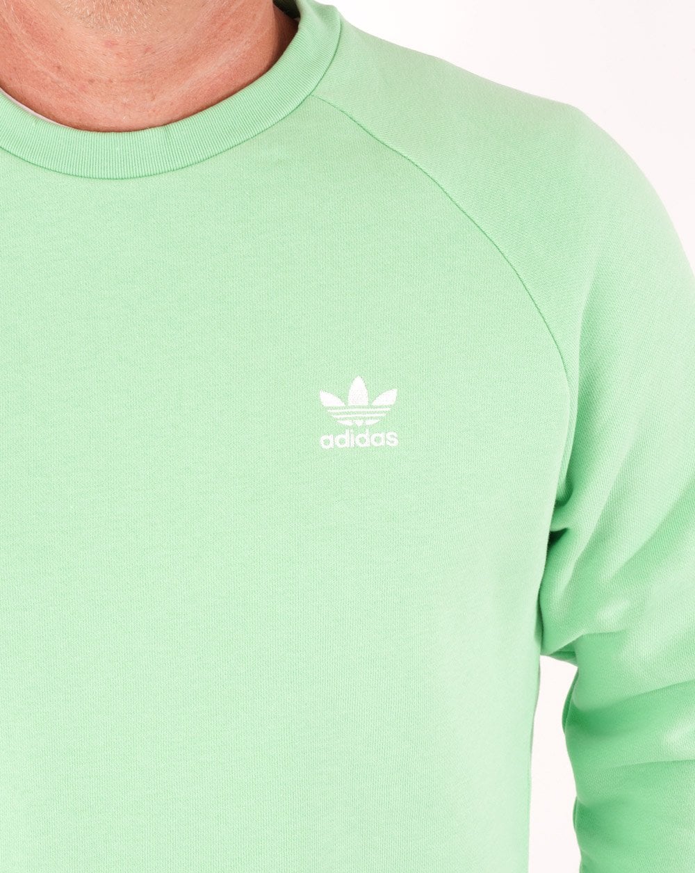 Adidas Originals Essential Crew Sweat Glory Mint