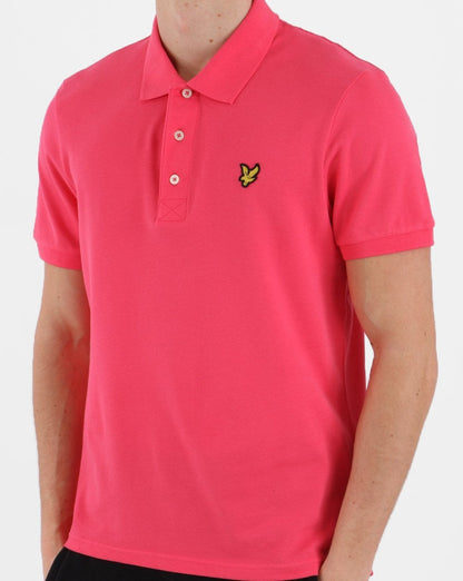 Lyle And Scott Polo Shirt Electric Pink