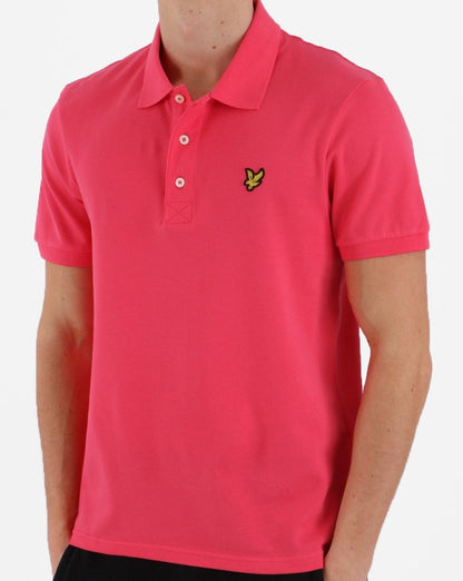 Lyle And Scott Polo Shirt Electric Pink
