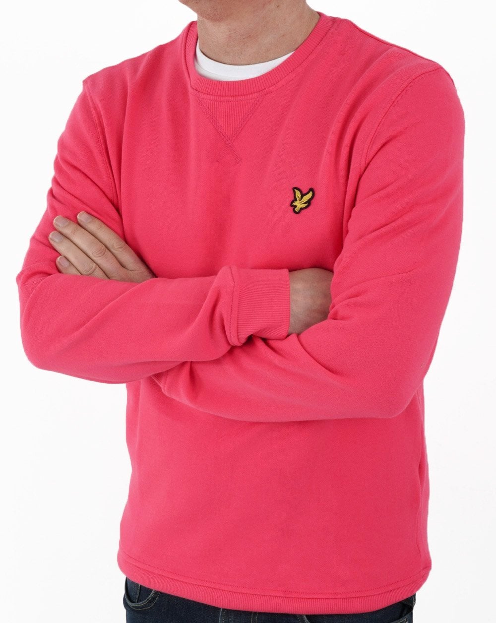 Lyle & Scott Crew Neck Sweatshirt Electric Pink