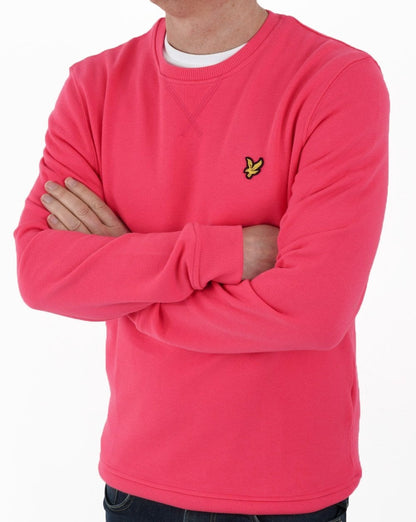 Lyle & Scott Crew Neck Sweatshirt Electric Pink
