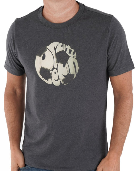 Pretty Green Football Logo T-shirt Dark Grey