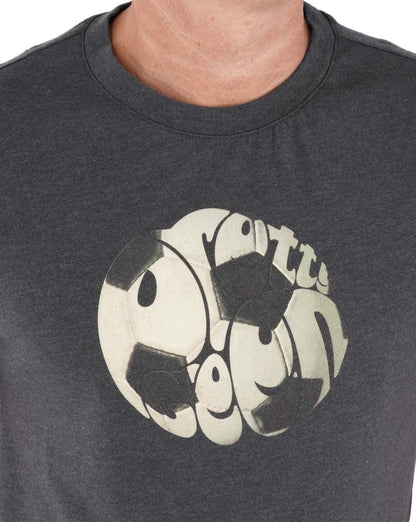 Pretty Green Football Logo T-shirt Dark Grey