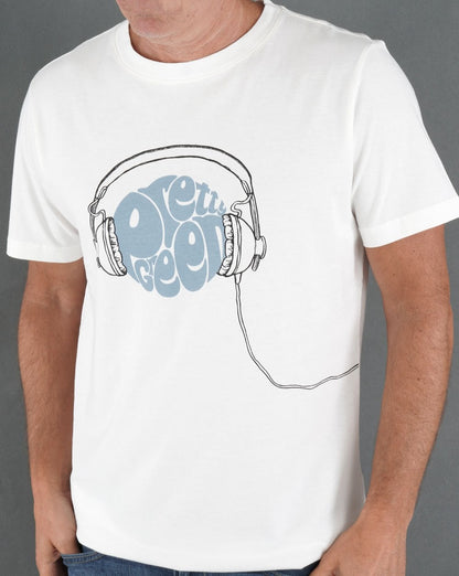 Pretty Green Headphones T-shirt White