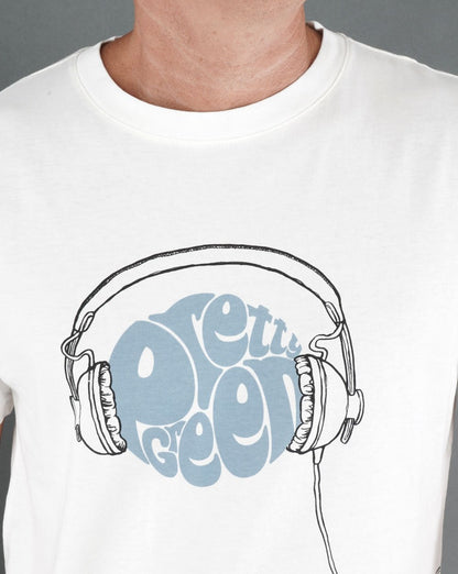 Pretty Green Headphones T-shirt White