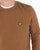 Lyle & Scott Cotton Merino Crew Jumper Gold