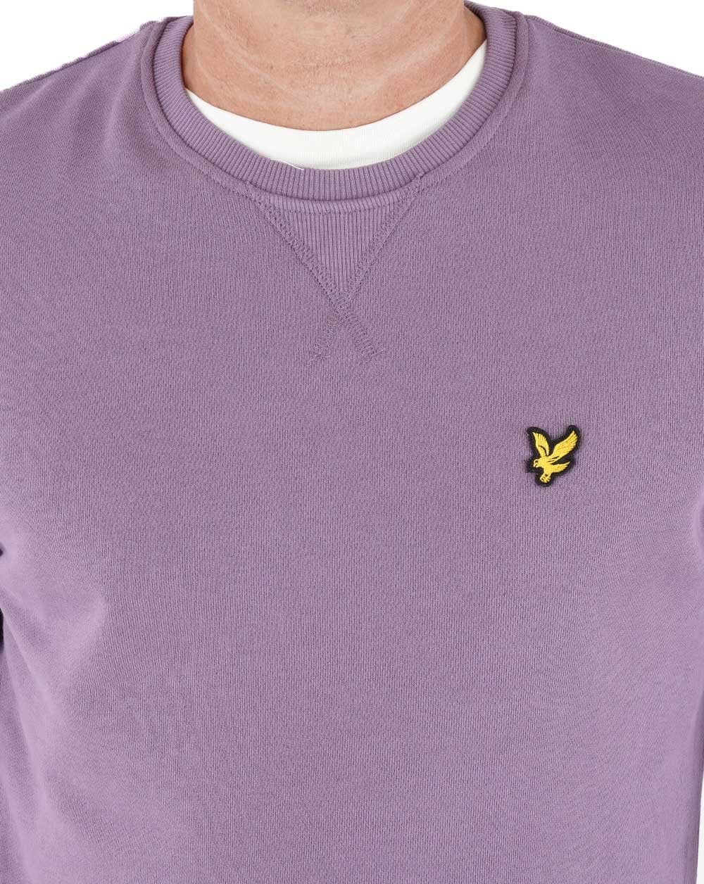 Lyle & Scott Crew Neck Sweatshirt Purple