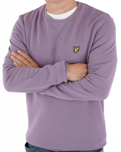 Lyle & Scott Crew Neck Sweatshirt Purple