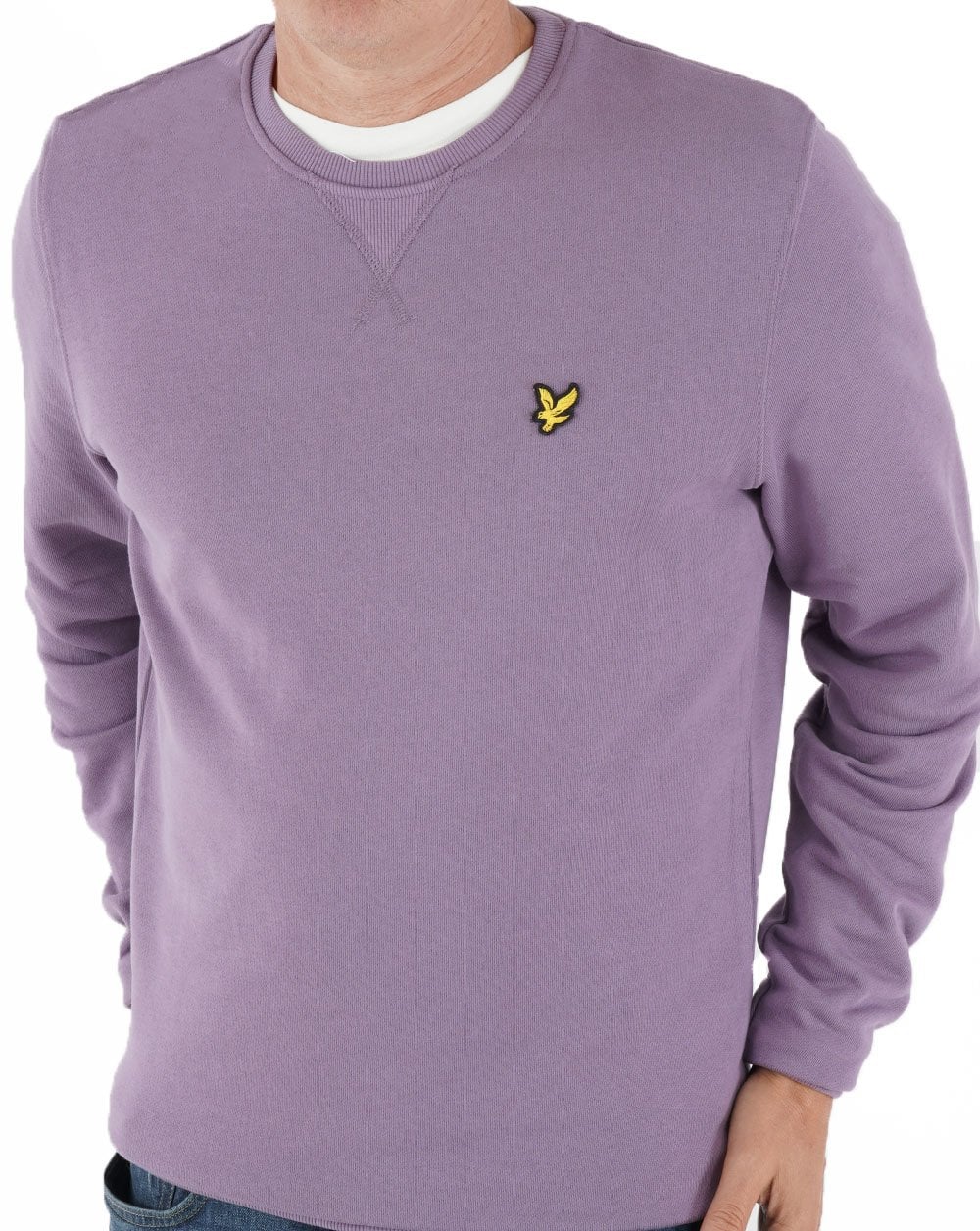 Lyle & Scott Crew Neck Sweatshirt Purple