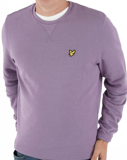 Lyle & Scott Crew Neck Sweatshirt Purple