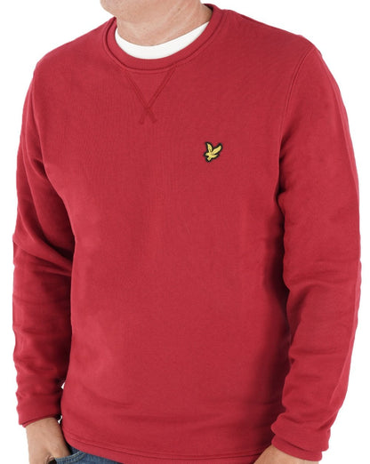Lyle & Scott Crew Neck Sweatshirt Red