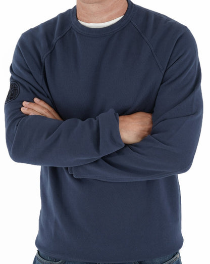 Pretty Green Cascade Crew Sweatshirt Navy