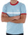 Sergio Tacchini Supermac T-shirt Sky/red/white