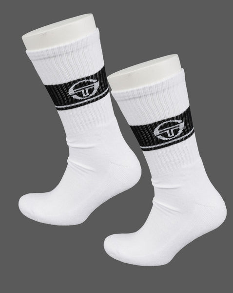 Sergio Tacchini 2 Pack Socks White