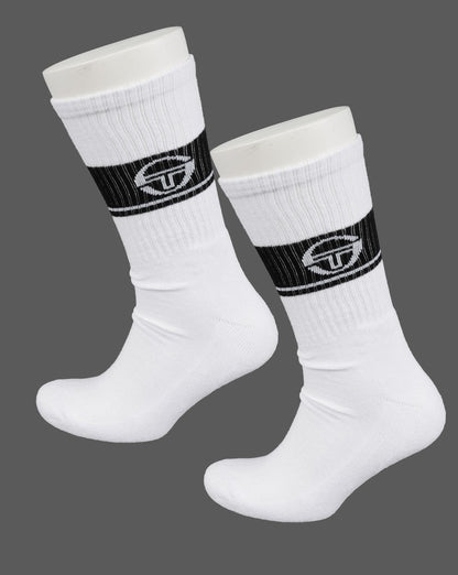 Sergio Tacchini 2 Pack Socks White
