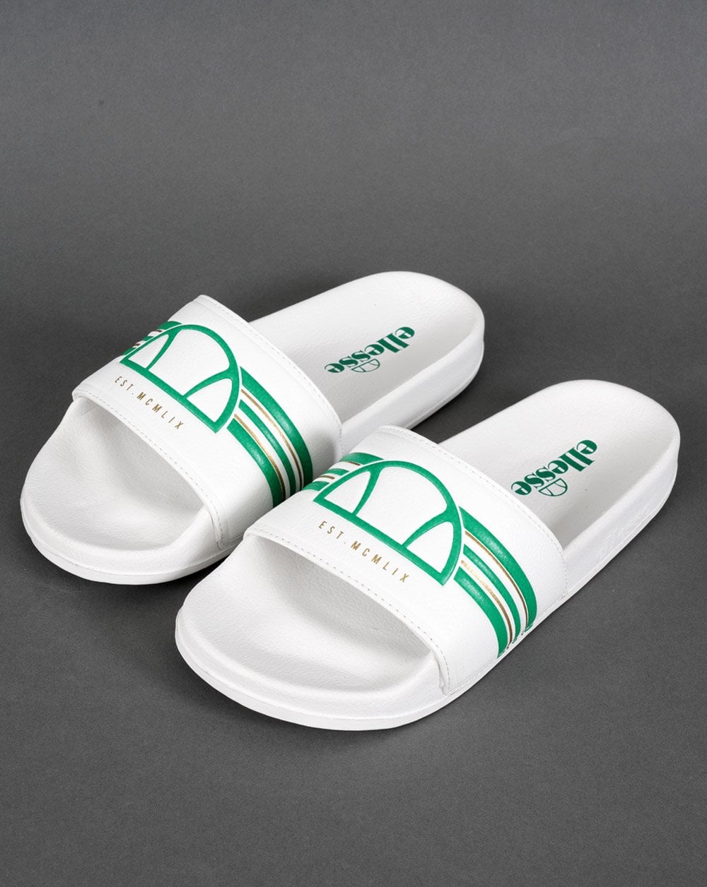 Ellesse Club Slide White/green