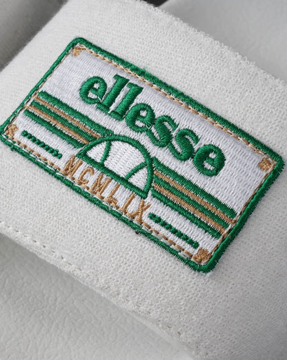 Ellesse Court Towelling Slide White/green