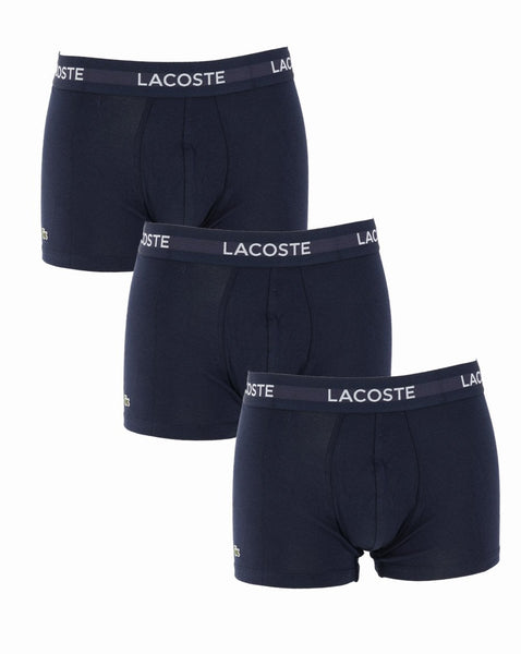 Lacoste Triple Pack Trunks Navy