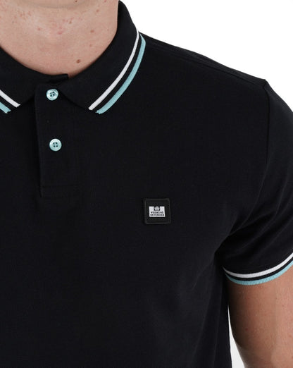 Weekend Offender Sydney Polo Shirt Black