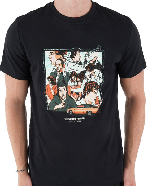 Weekend Offender Henry T-shirt Black