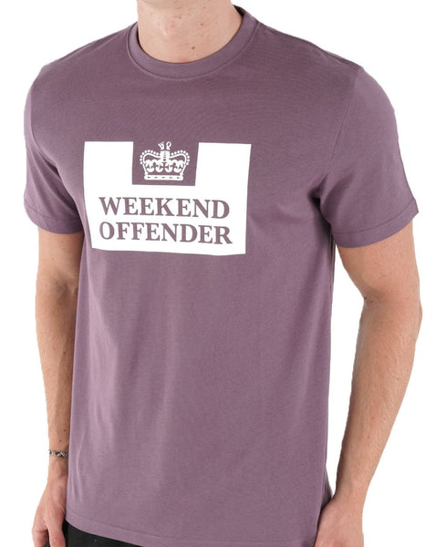 Weekend Offender Prison T-shirt Dark Grape