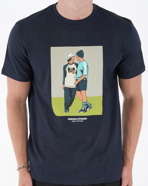 Weekend Offender Parklife T-shirt Navy