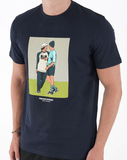Weekend Offender Parklife T-shirt Navy