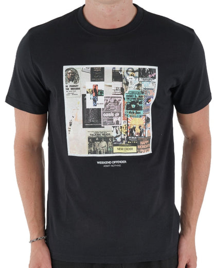 Weekend Offender Posters T-shirt Black
