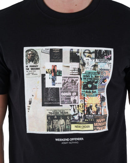 Weekend Offender Posters T-shirt Black