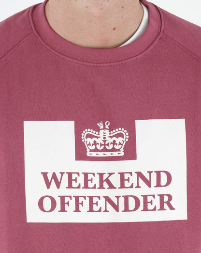 Weekend Offender Penitentiary Sweatshirt Rhubarb