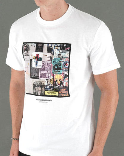 Weekend Offender Posters T-shirt White