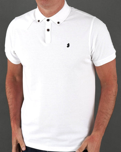 Luke New Bil Polo Shirt White