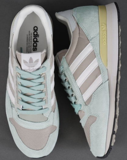 Adidas Zx 500 Trainers Linen Green/Crystal White