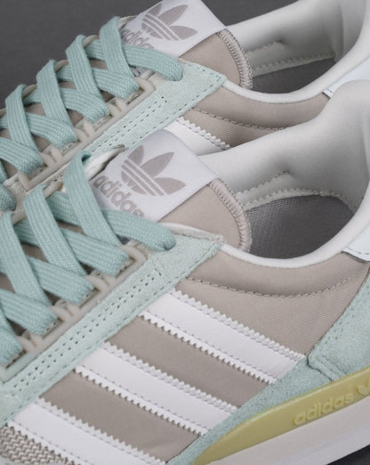 Adidas Zx 500 Trainers Linen Green/Crystal White
