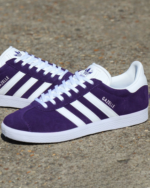 Adidas Gazelle Trainers Purple/White