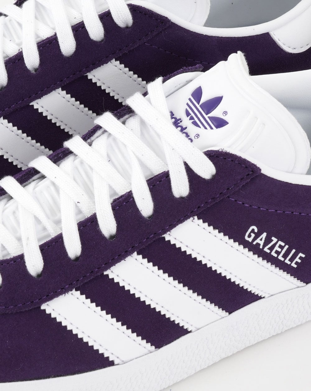 Adidas Gazelle Trainers Purple/White