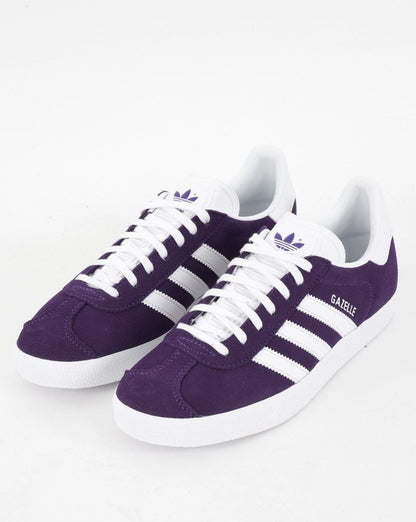 Adidas Gazelle Trainers Purple/White