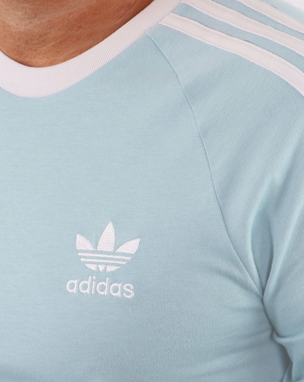 Adidas Originals Trace T Shirt Ice Blue