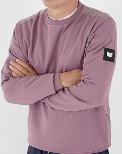 Weekend Offender F Bomb Sweatshirt Dusky Mauve
