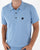 Gabicci Vintage Jackson Knitted Polo Sky